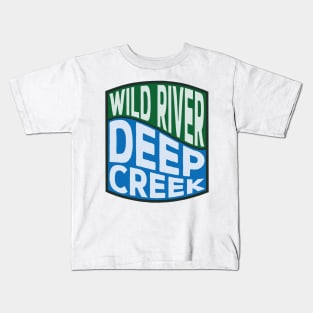 Deep Creek (Idaho) Wild River wave Kids T-Shirt